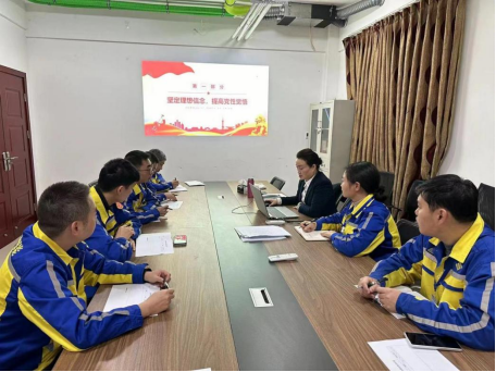 開展“強信念，樹正氣，踐宗旨”黨課學習